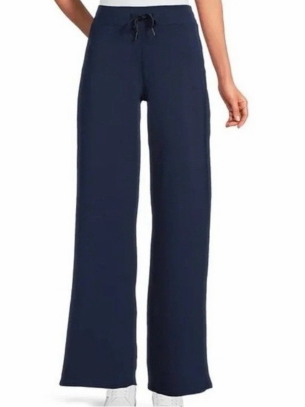 Spanx Air Essentials Wide Leg Navy Pants size L